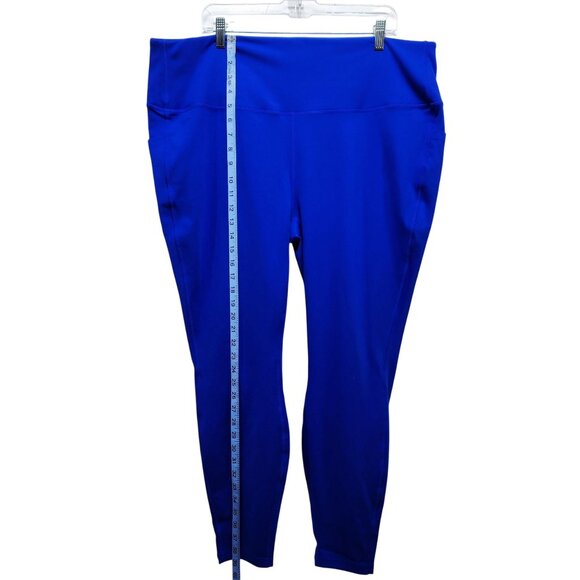 All In Motion Womens High-Waisted Blue Activewear Leggings plus Size 3X - Picture 6 of 10